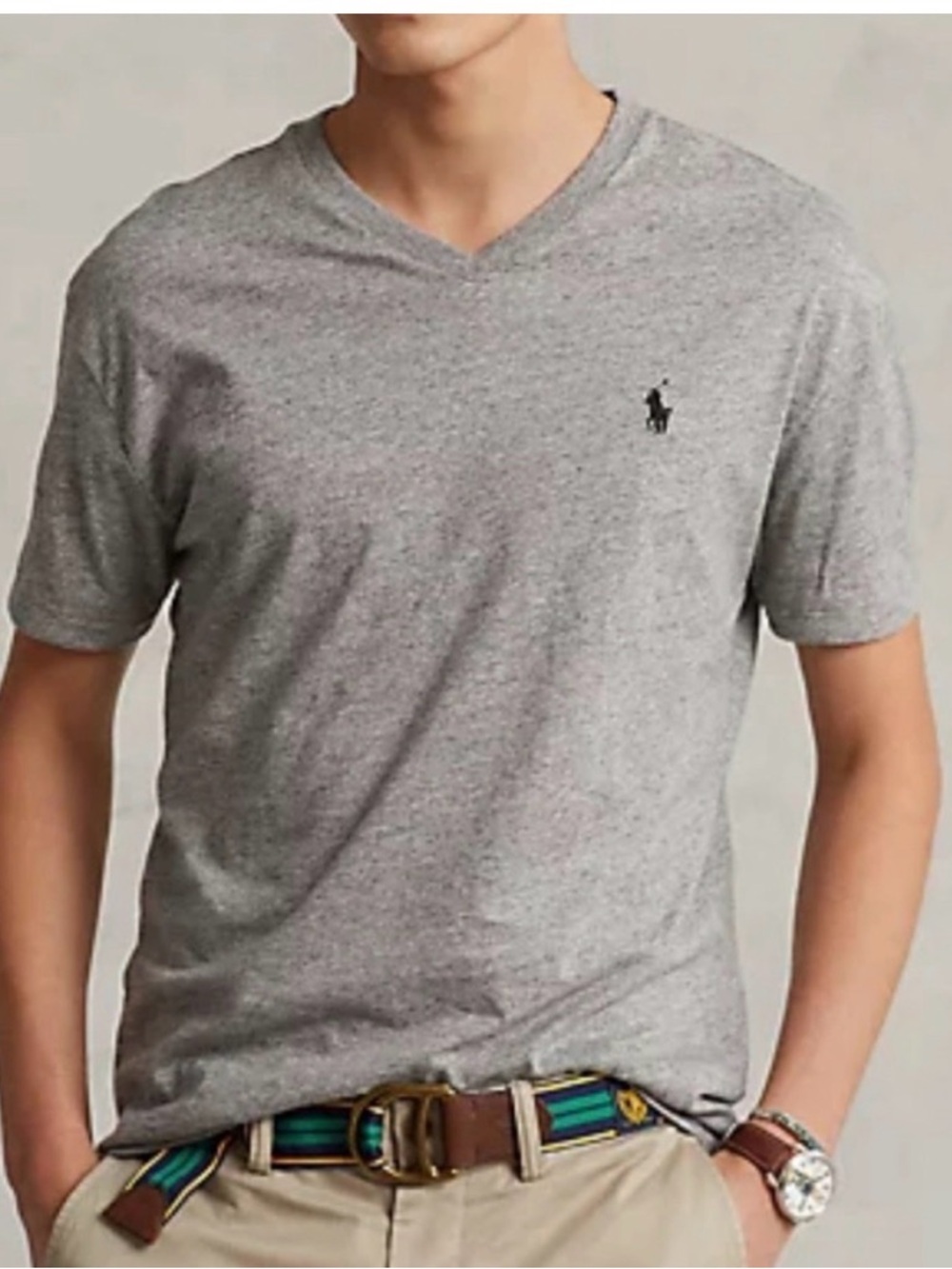 Ralph Lauren V Neck short sleeve t shirt - Picture 1 of 4